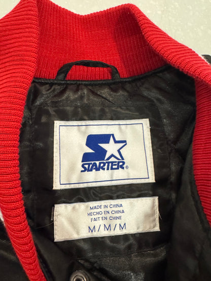 90s Chicago Bulls Starter Satin Jacket (M)