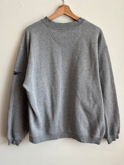 2004 Philadelphia Eagles Reebok NFL NFC Champions Grey Crewneck (M)