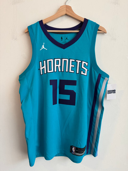 2017 Charlotte Hornets Kemba Walker Teal Jordan Swingman Jersey (L)