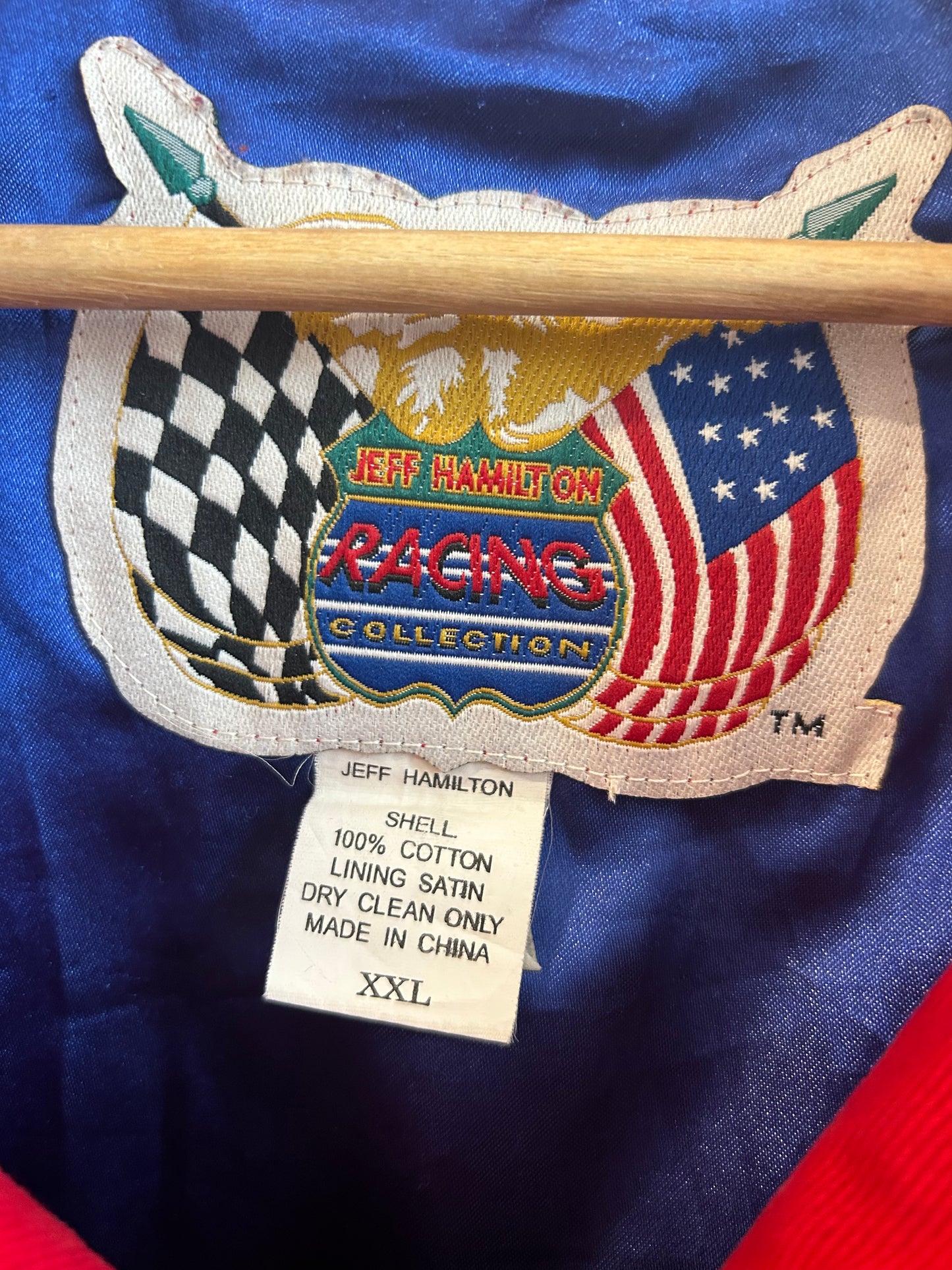 90s Nascar Jeff Gordon Dupont Flames Vintage Racing Jacket (XXL)