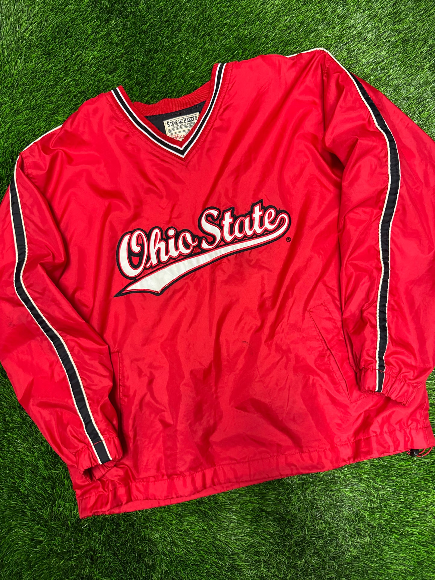 90s Ohio State University (OSU) Steve & Barry's Vintage Windbreaker (XL)