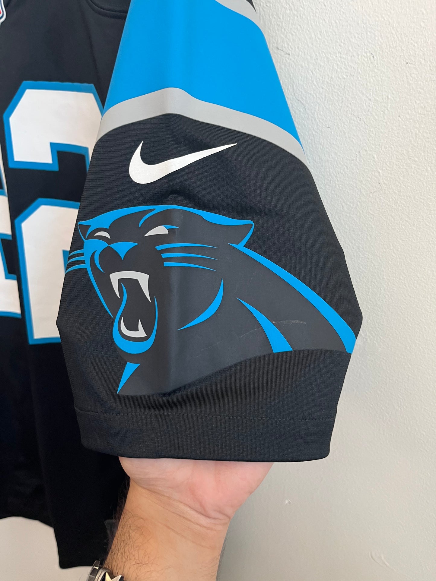 2022 Carolina Panthers Christian Mccaffery Nike NFL Jersey (S)