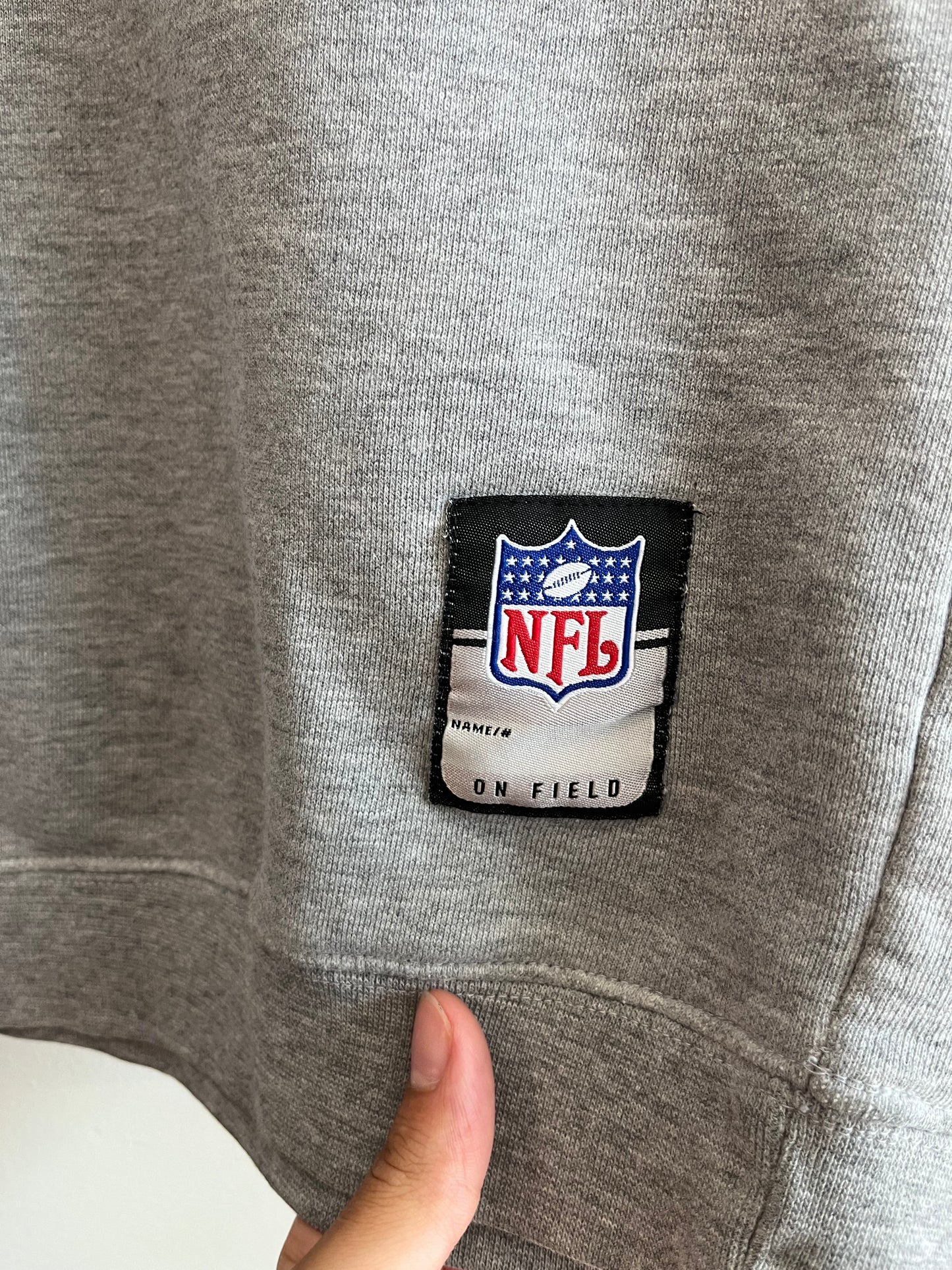 2004 Philadelphia Eagles Reebok NFL NFC Champions Grey Crewneck (M)