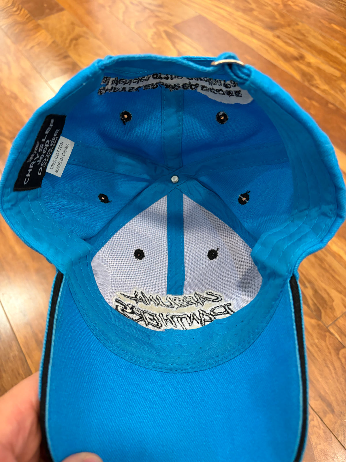 00s Carolina Panthers Cat Scratch Hat (OS)