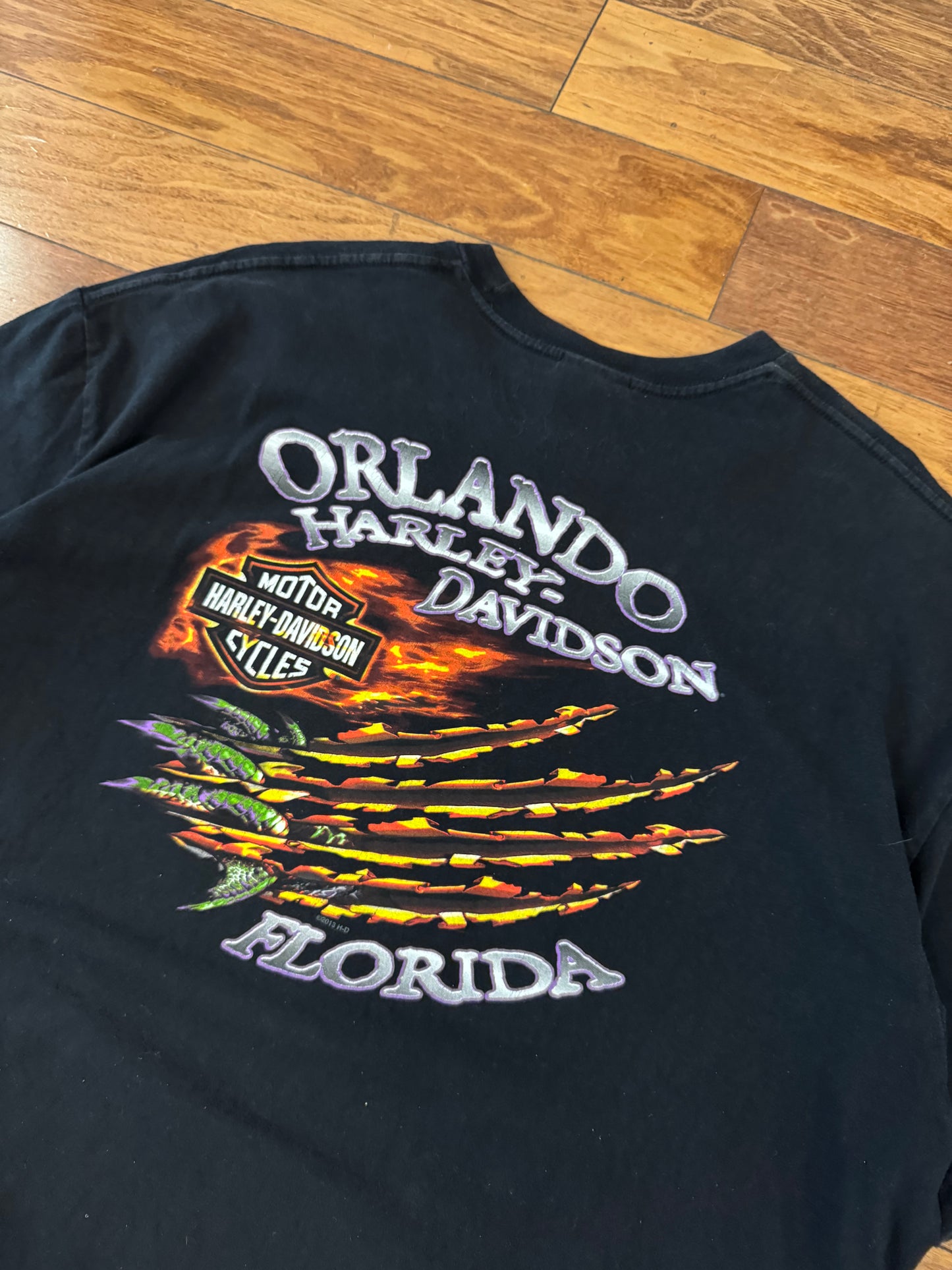 2013 Harley Davidson Alligator Orlando Graphic Tee (XXL)