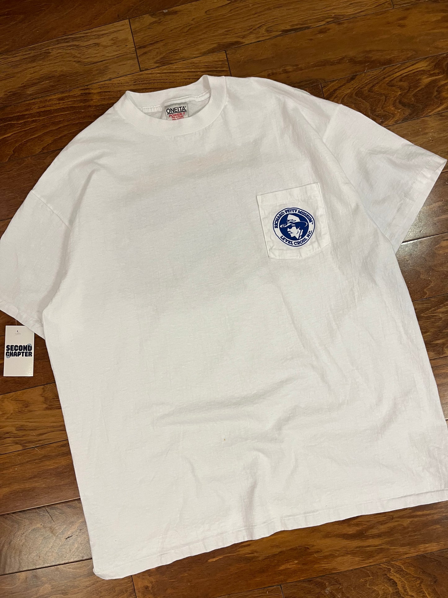 90s Richard Petty Vintage Nascar Pocket Tee (XXL)