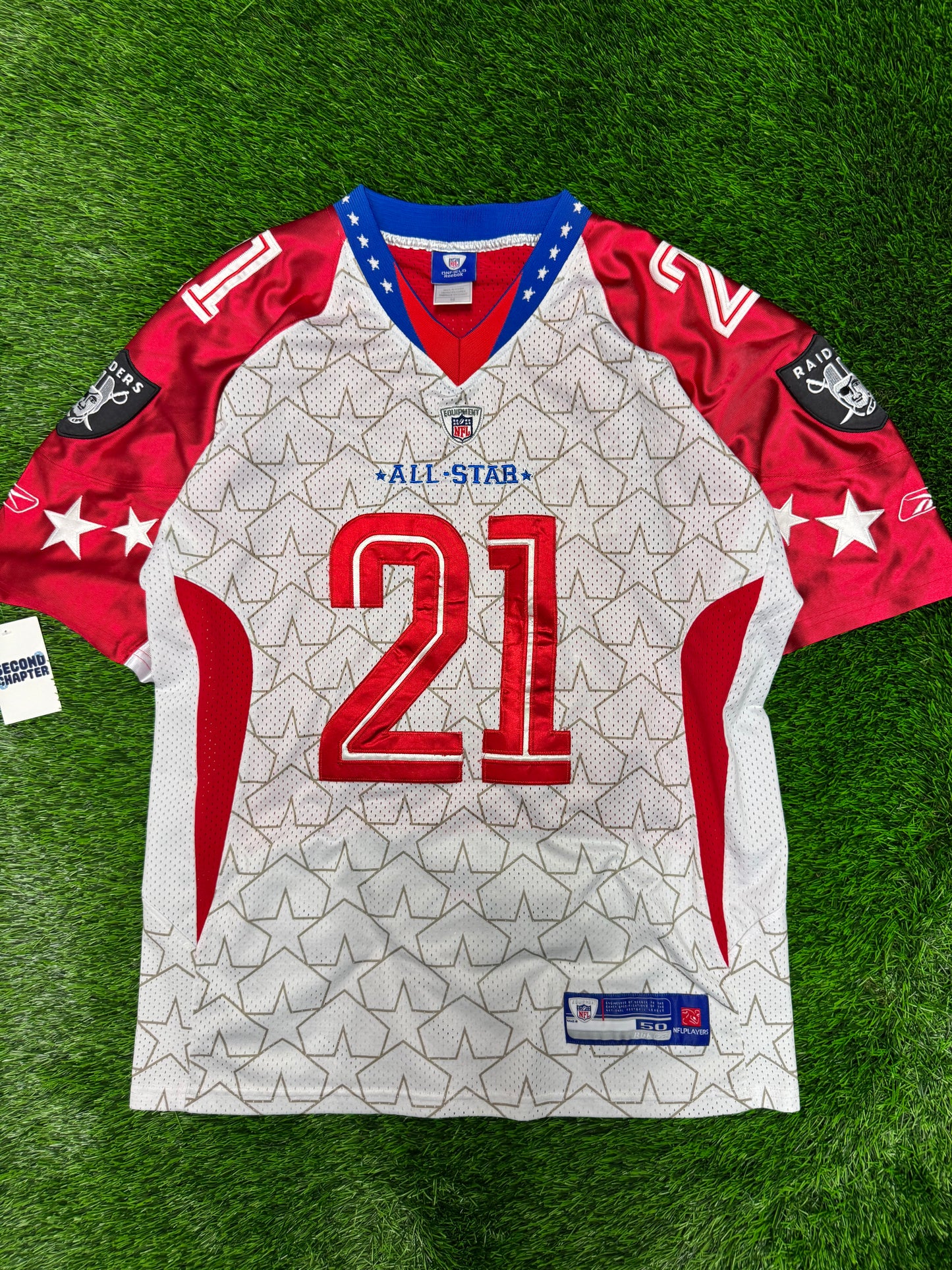 Oakland Raiders Nnamdi Asomugha Stitched All Star Pro Bowl Jersey (L)