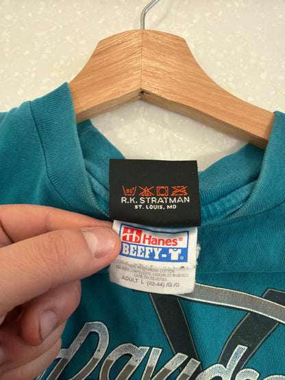 90s Harley Davidson Twin Cities Teal Tee (L)