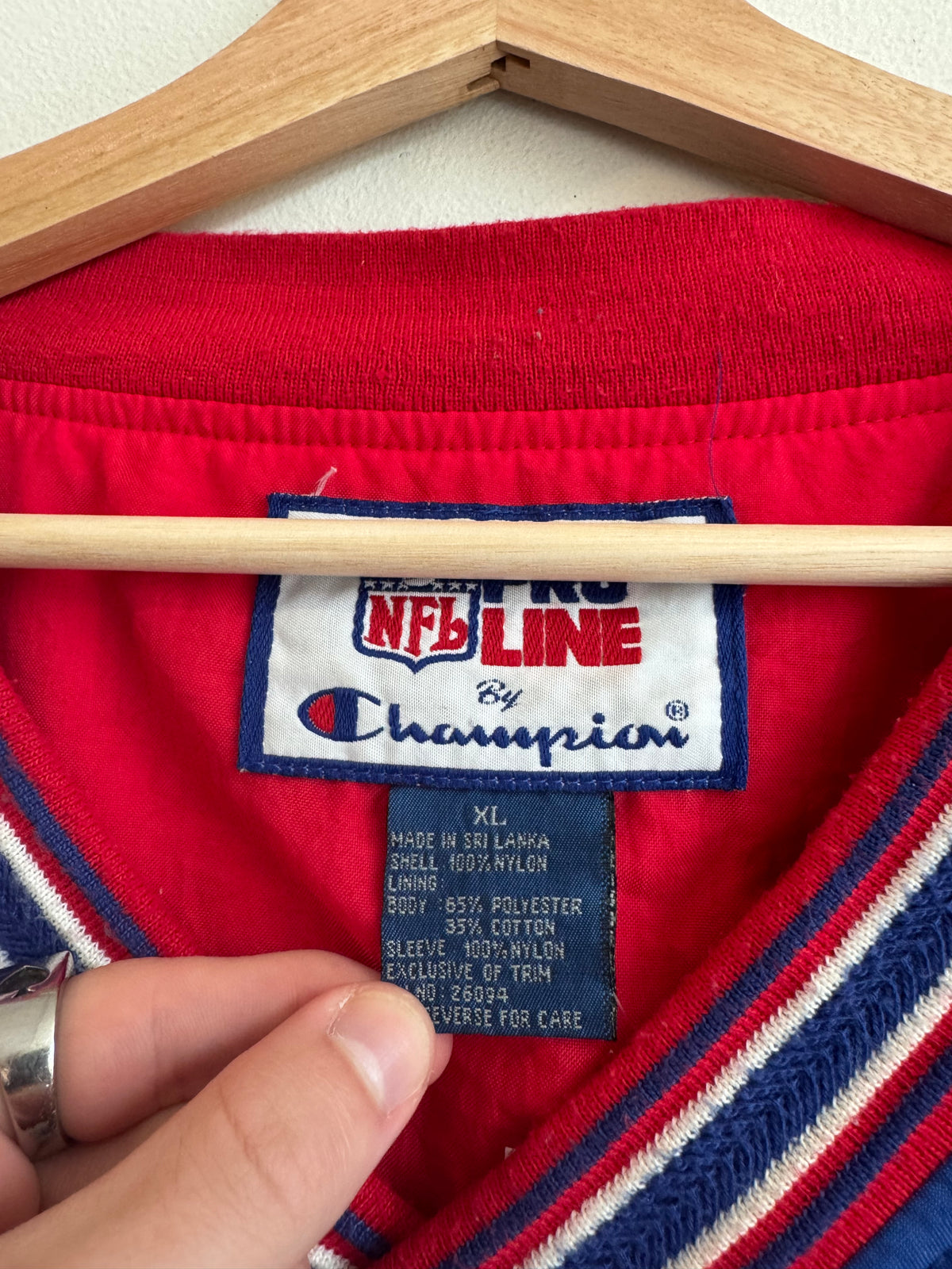 90s New York Giants Champion Windbreaker (XL)