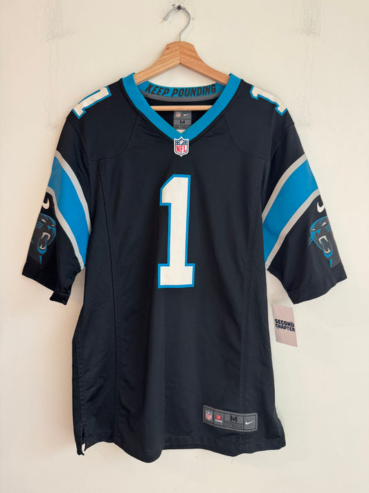 2010s Carolina Panthers Cam Newton Nike Home Jersey (M)