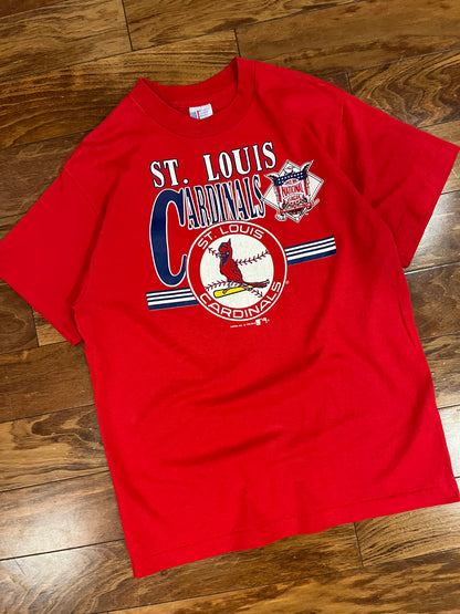 1990 St Louis Cardinals Graphic Vintage Tee (L)