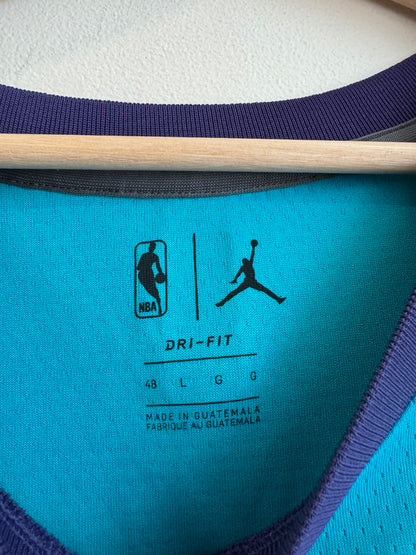 2017 Charlotte Hornets Kemba Walker Teal Jordan Swingman Jersey (L)