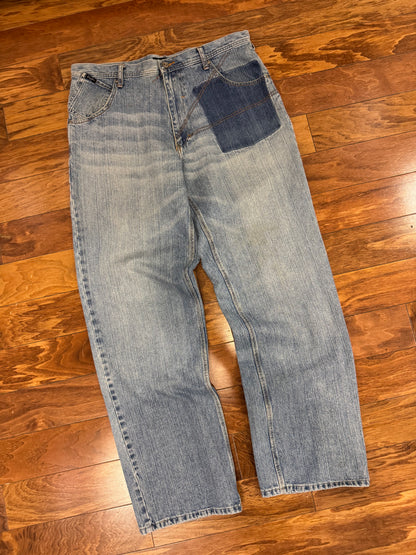 00s Sean John Patch Work Baggy Jeans (34 x 34)