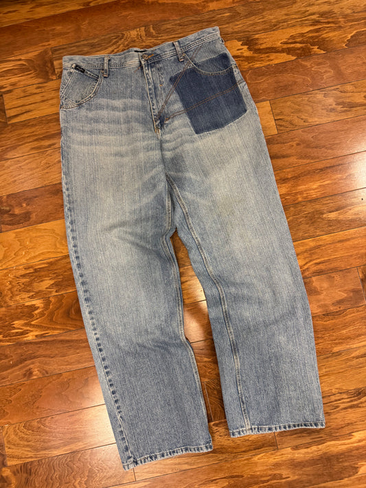 00s Sean John Patch Work Baggy Jeans (34 x 34)