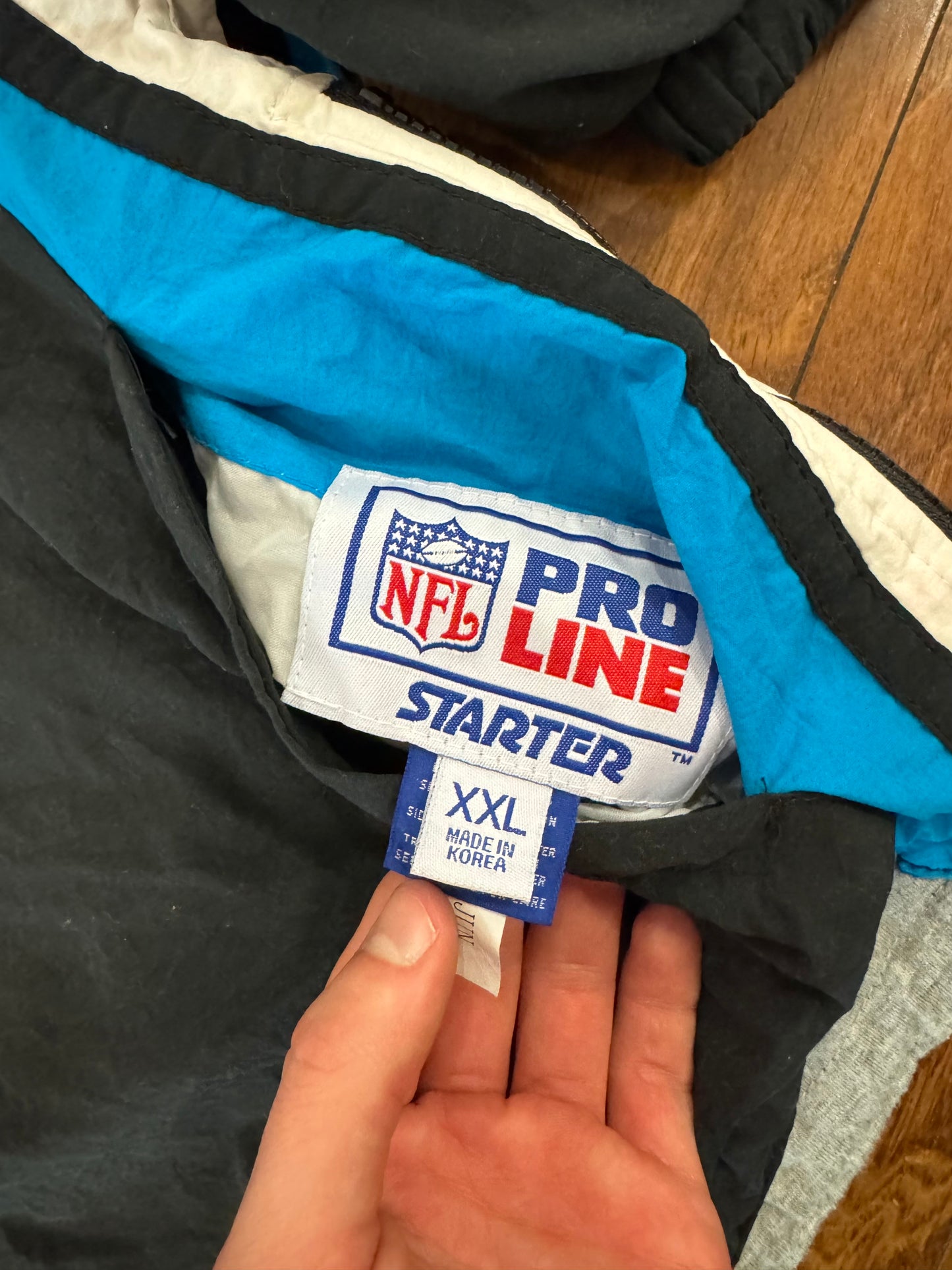 90s Carolina Panthers Starter Reversible Windbreaker (XXL)