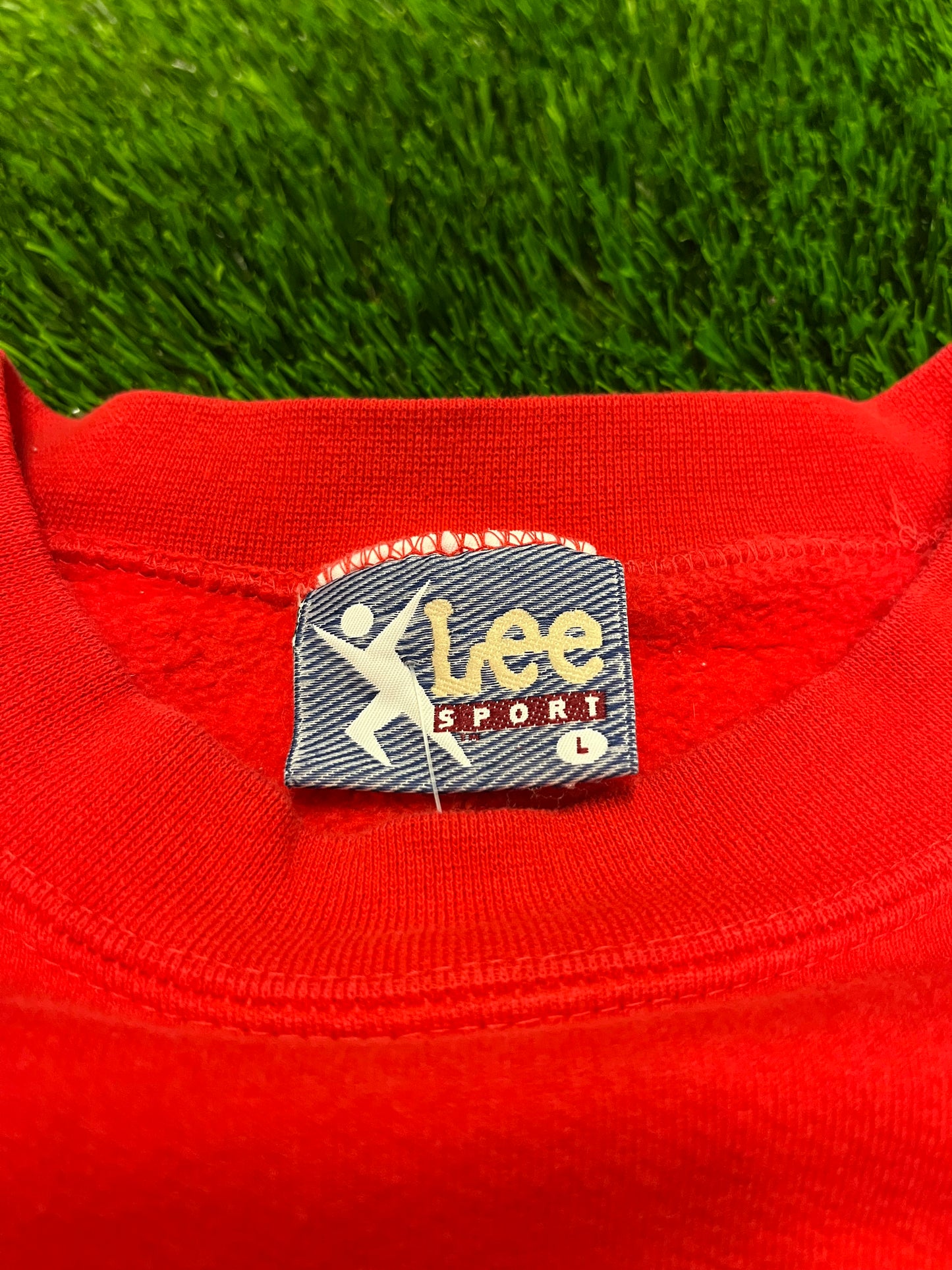 90s Kansas City Chiefs Embroidered Lee Crewneck (L)