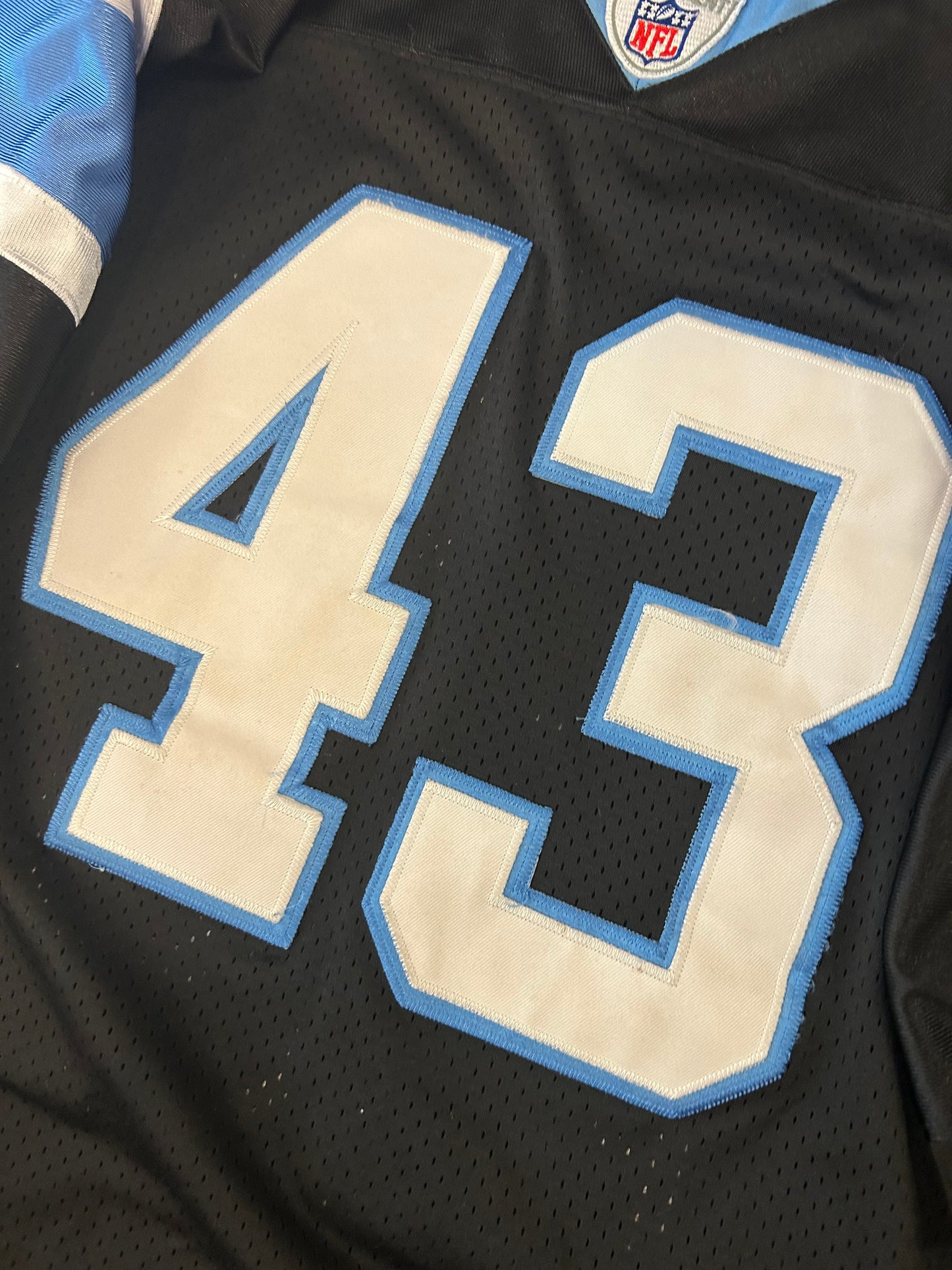 2010s Carolina Panthers Chris Harris Stitched Reebok Football Jersey (XL)