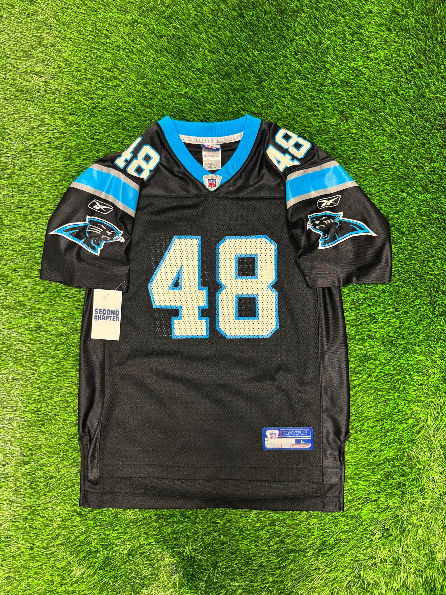 Carolina Panthers Stephen Davis #48 Reebok Jersey (Youth L)