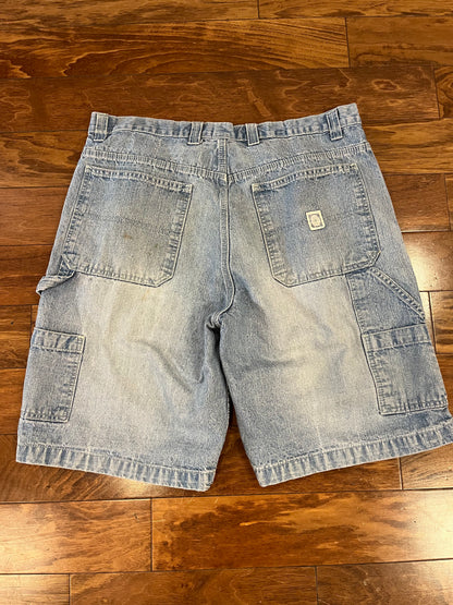 00s Faded Glory Light Wash Jean Shorts (38)