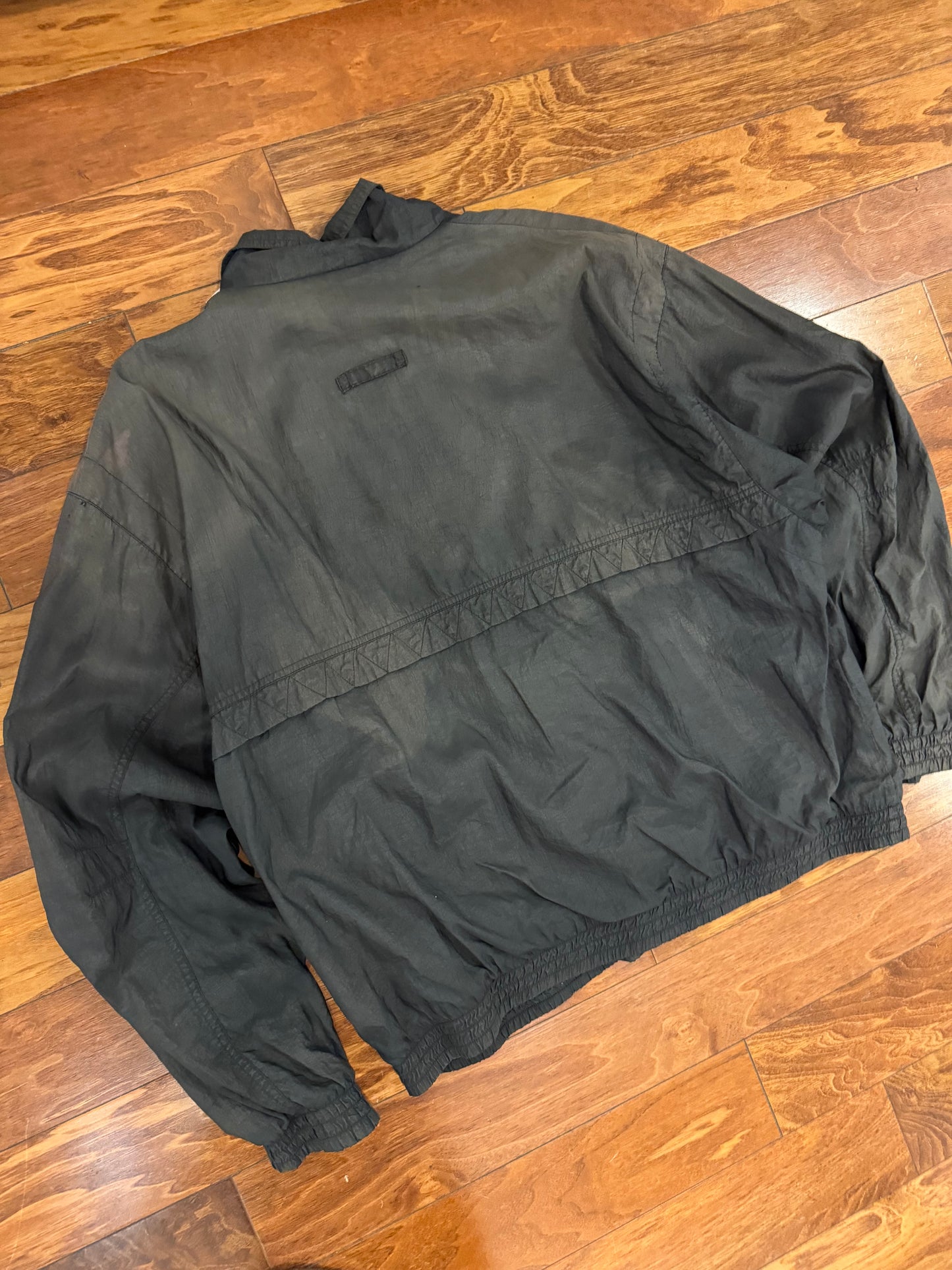 90s Nike Faded Supreme Court Black Windbreaker (XL)