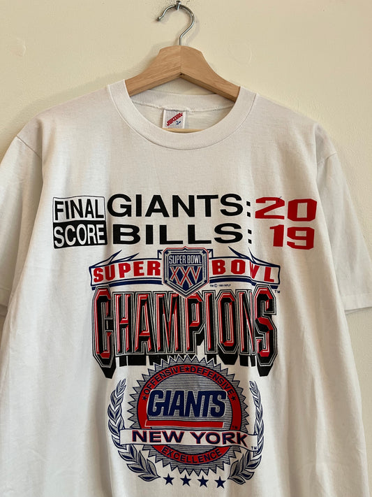 1991 New York Giants Super Bowl Champions Tee (L)