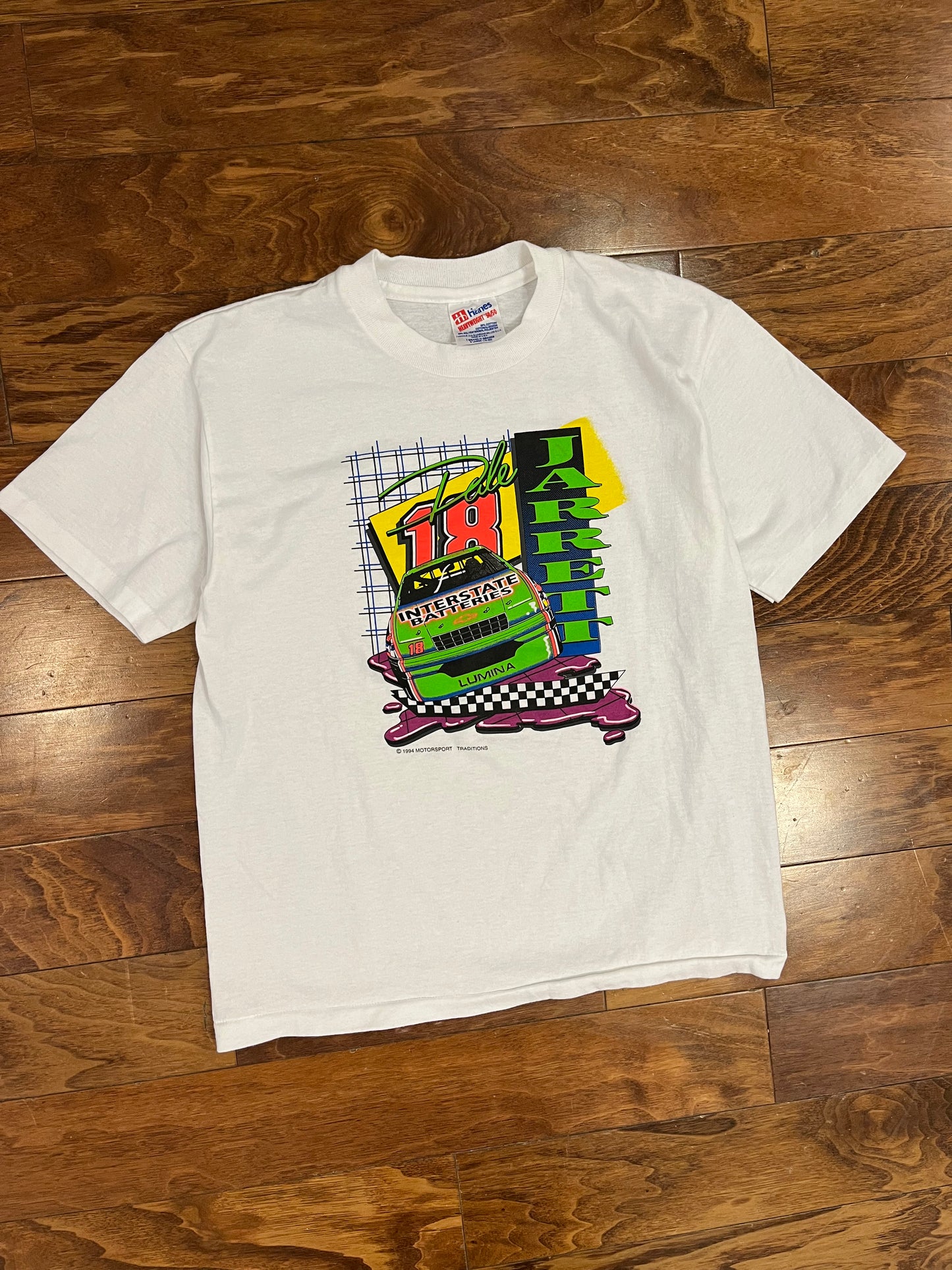 1994 Nascar Dale Jarrett Batteries Tee (Youth XL)