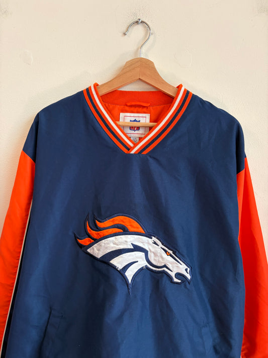 00s Denver Broncos NFL Embroidered Windbreaker (L)