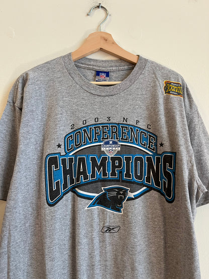 Reebok Panthers Grey Champs Tee 2003