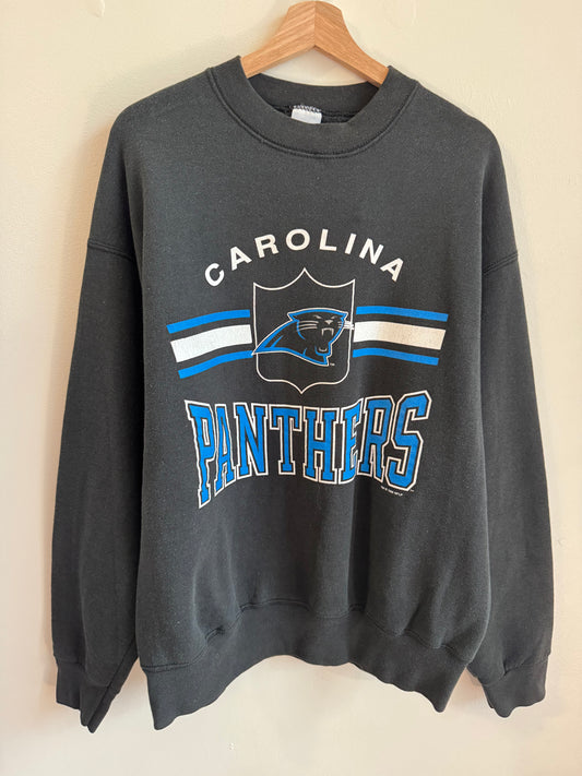1996 Carolina Panthers Salem Spell Out Crewneck (XL)