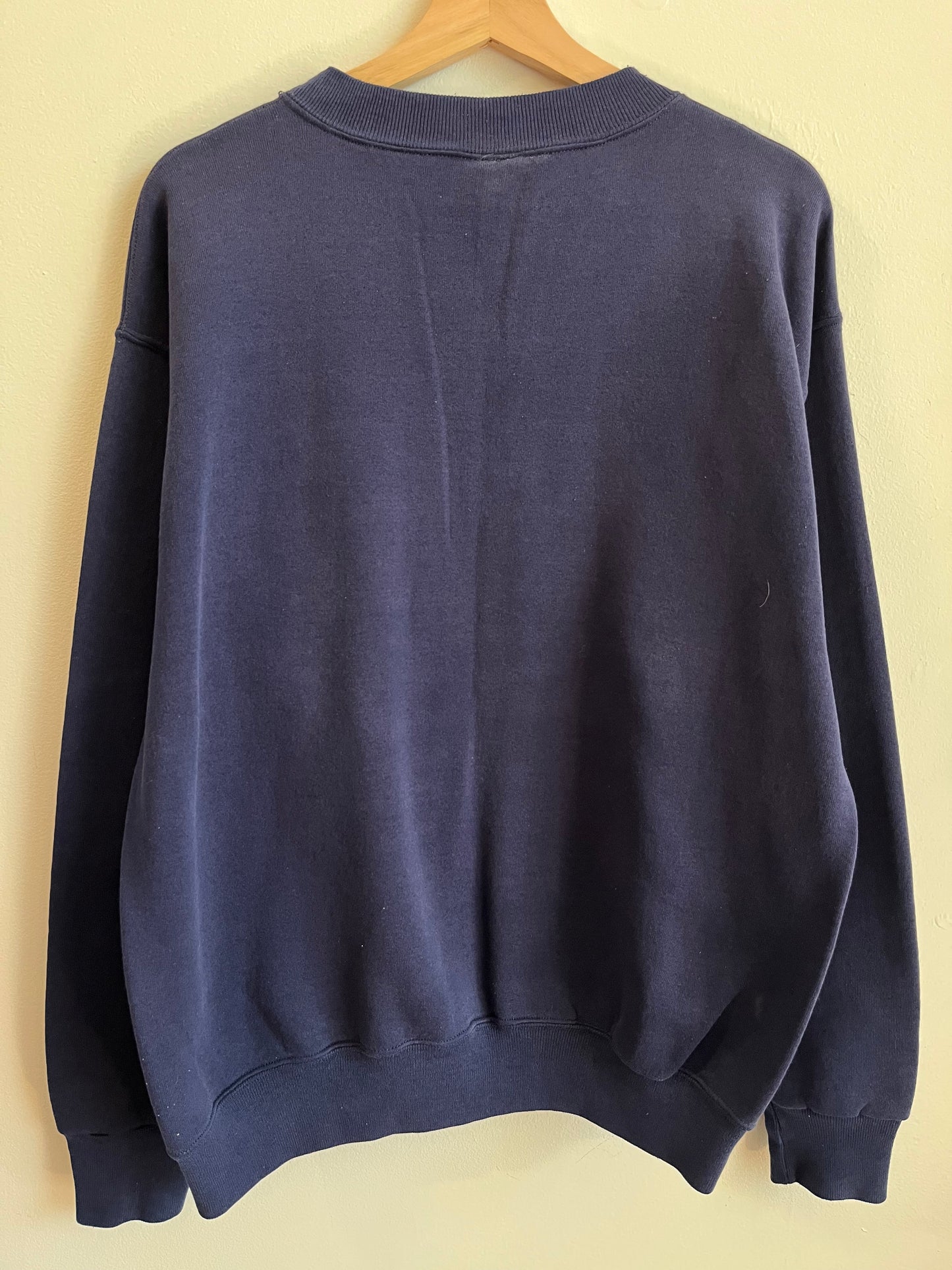 90s Duke Spell Out Soffe Navy Crewneck (XL)
