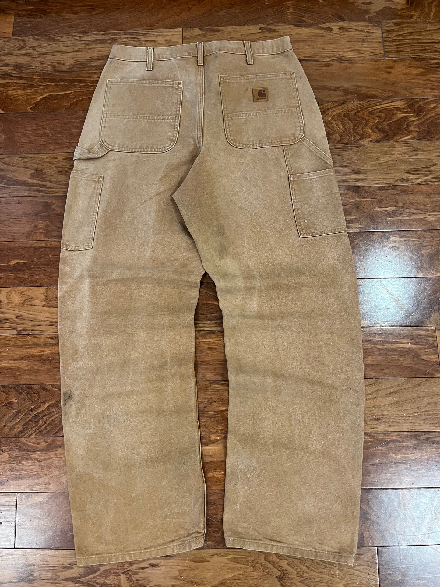 00s Carhartt Dark Tan Workwear Pants (34 x 34)