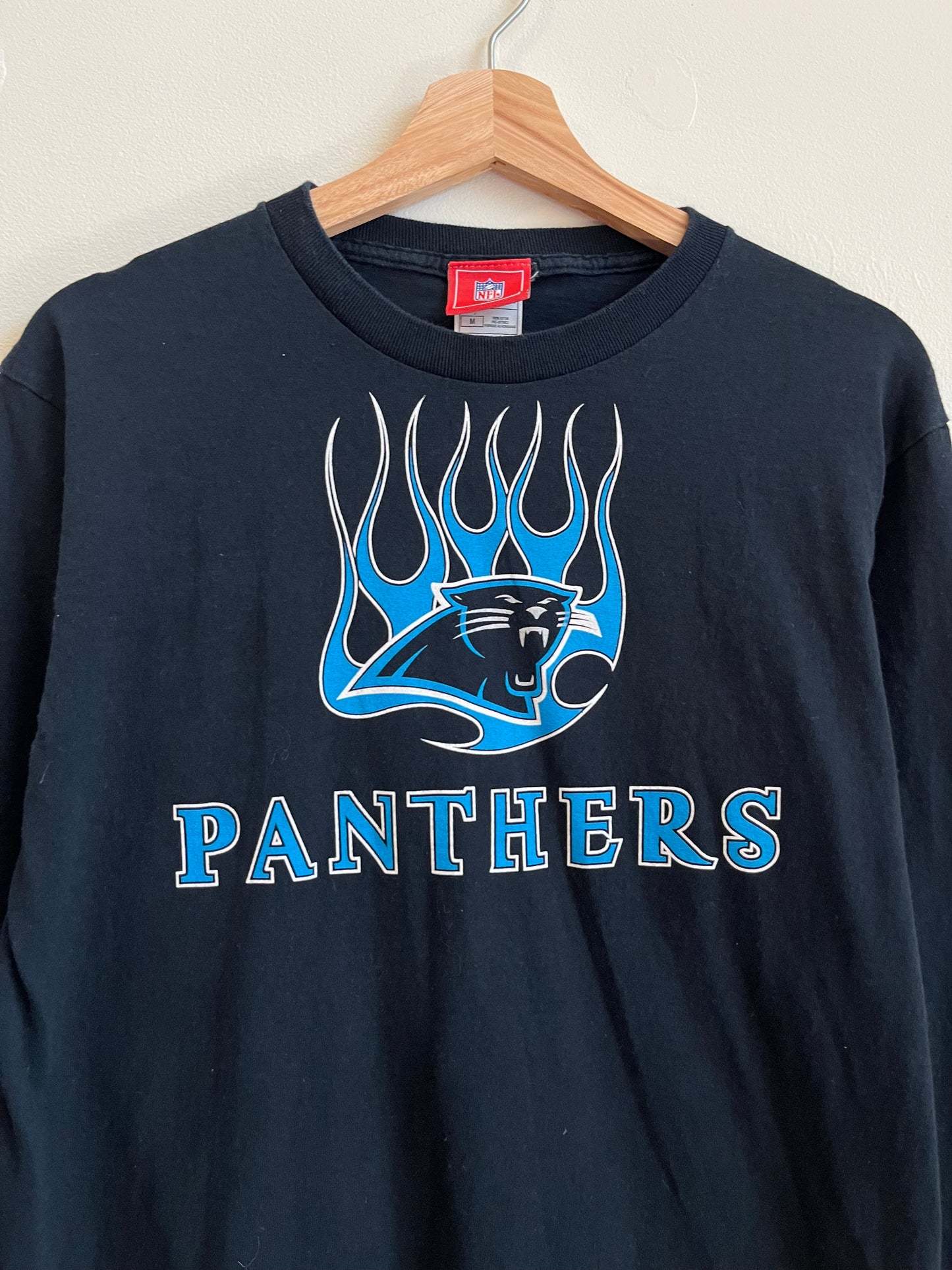 00s Carolina Panthers Flames Long Sleeve Shirt (M)
