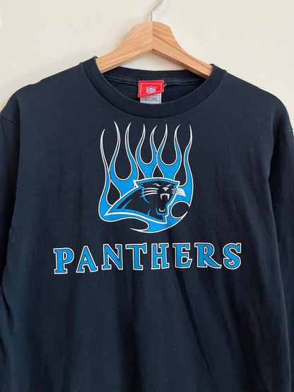 00s Carolina Panthers Flames Long Sleeve Shirt (M)