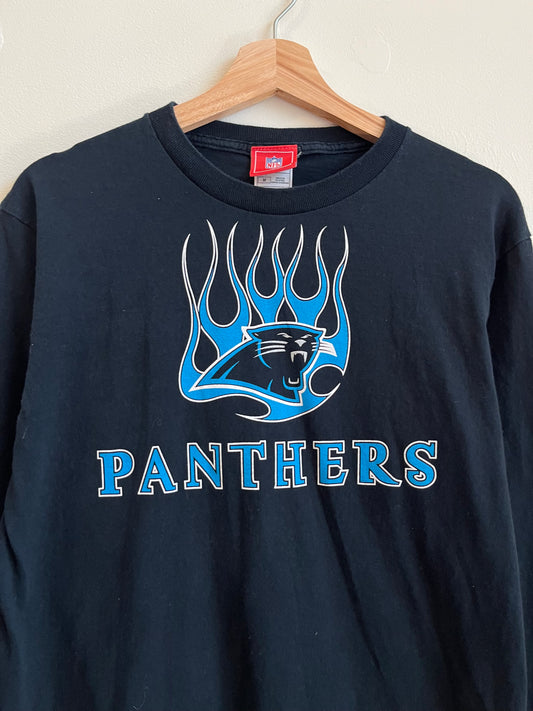 00s Carolina Panthers Flames Long Sleeve Shirt (M)