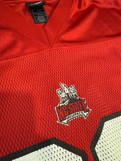 00s NC State Adidas #83 Football Jersey (XL)