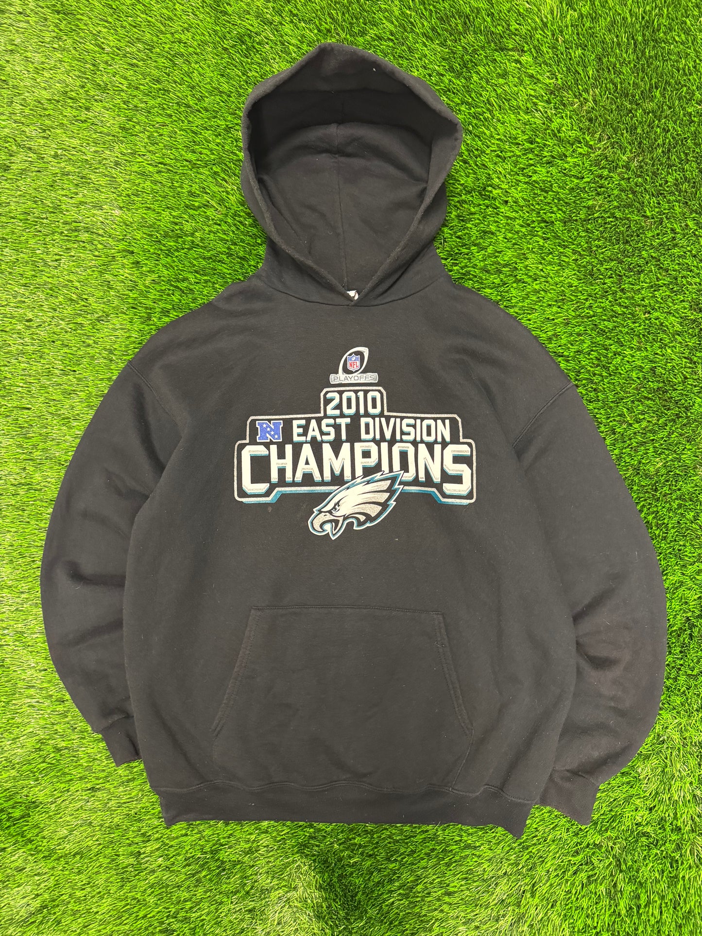 2010 Philadelphia Eagles East Division Playoffs Hoodie (L)
