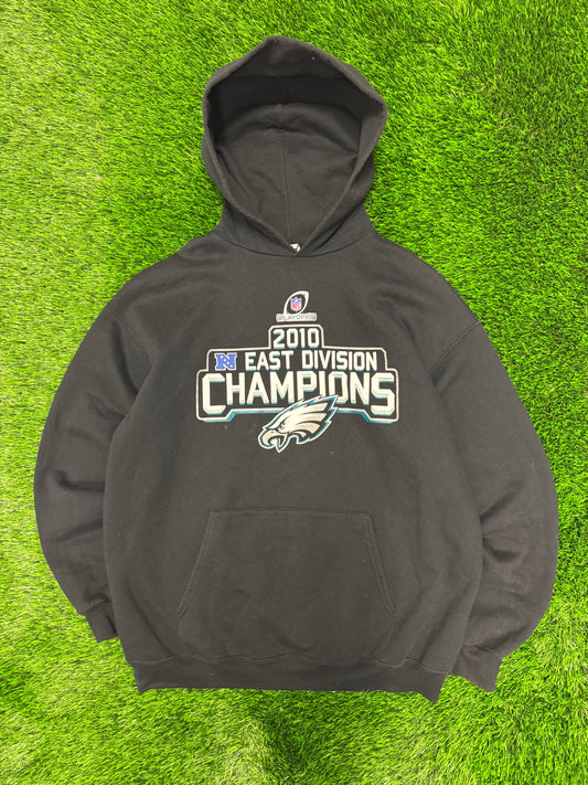 2010 Philadelphia Eagles East Division Playoffs Hoodie (L)
