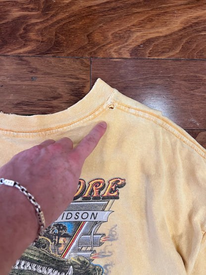 2006 Harley Davidson Yellow Georgia Tee (XXL)