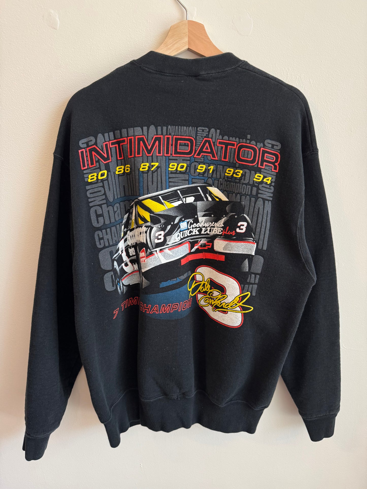 1994 Dale Earnhardt Vintage Nascar Double Sided Crewneck (XL)