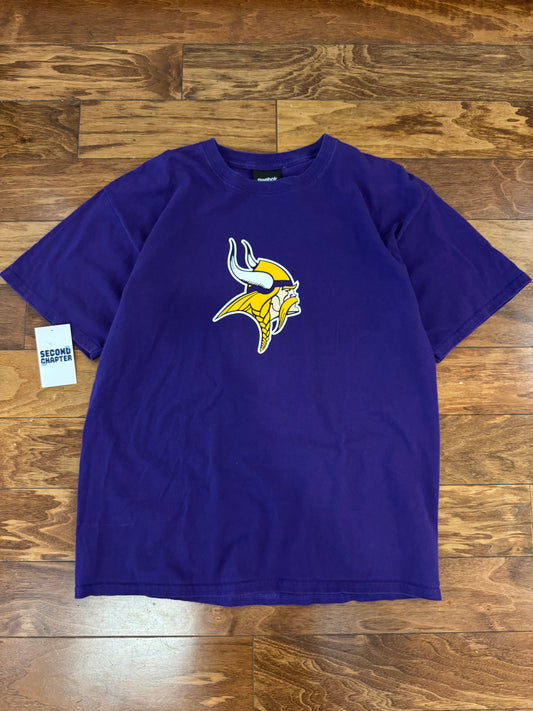 00s Minnesota Vikings Brett Favre #4 Jersey Tee (M)