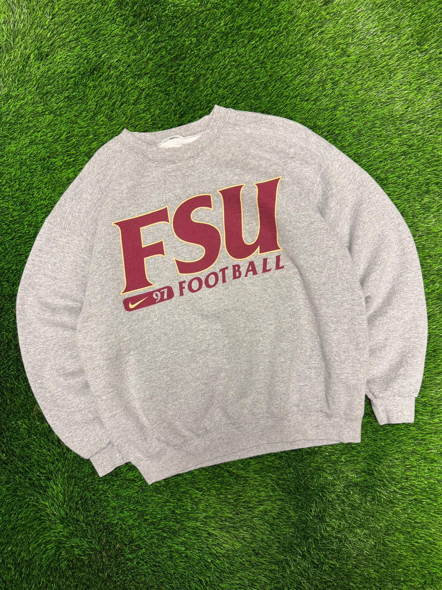 1997 Florida State University FSU Football Vintage Nike Crewneck (L)