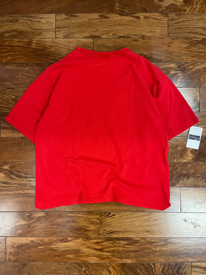 90s Guess Jeans Embroidered Spell Out Tee (L)