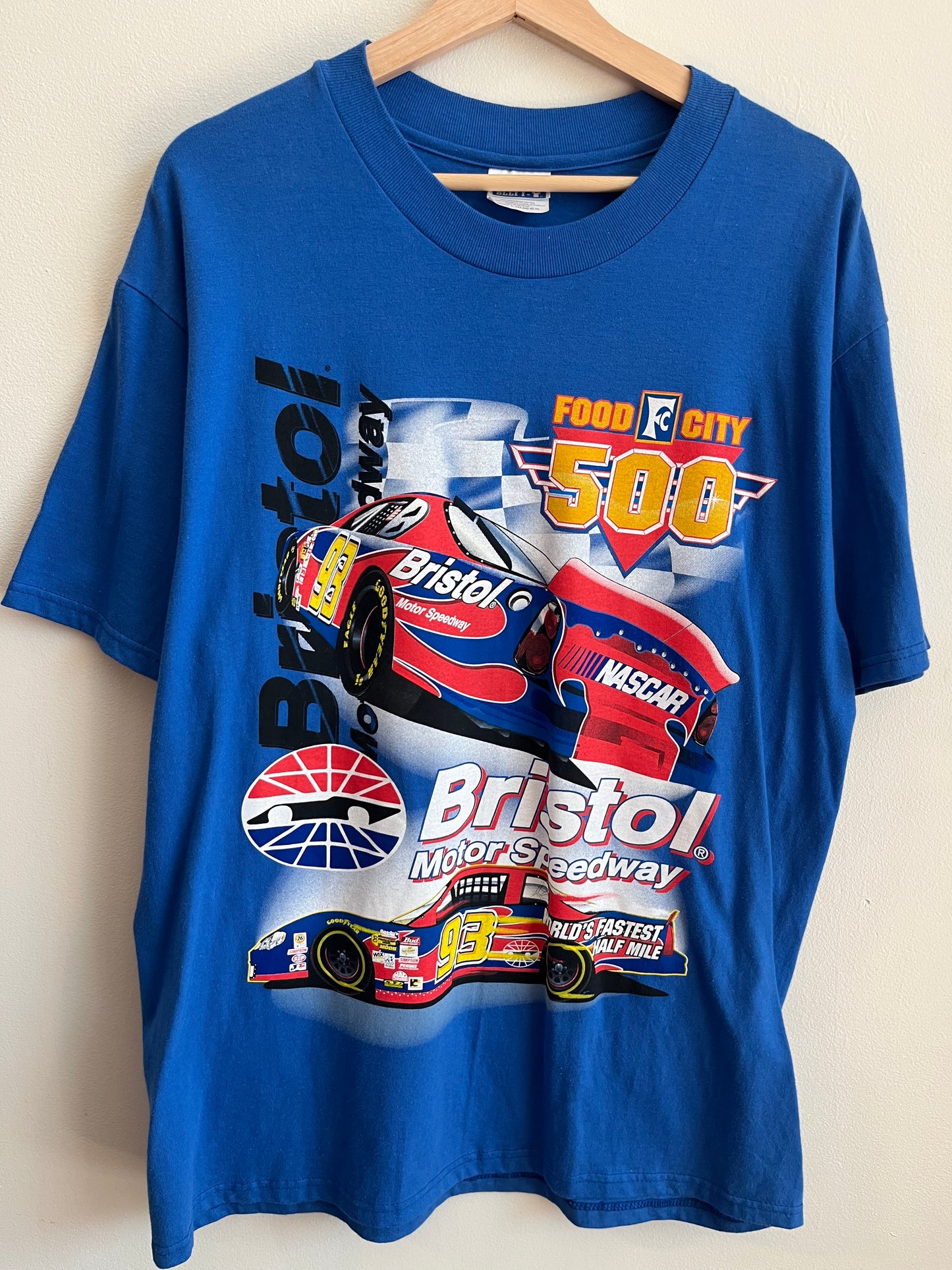 00s Nascar Bristol Motor Speedway Food City 500 Tee (L)