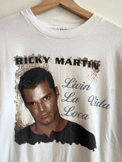 90s Ricky Martin "Livin La Vida Loca" Music Tee (XL)