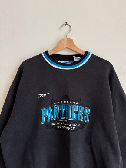 90s Carolina Panthers Reebok Pro Line Embroidered Crewneck (L)