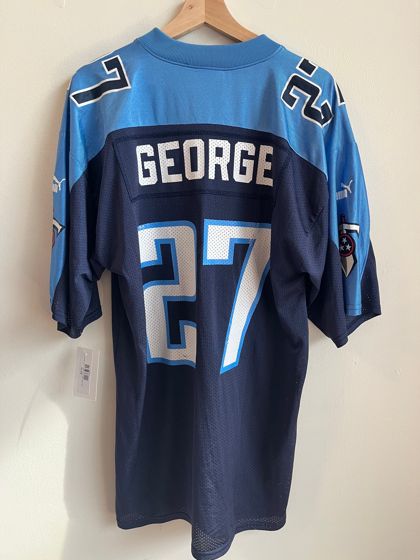 00s Titans Eddie George Puma NFL Jersey (L)