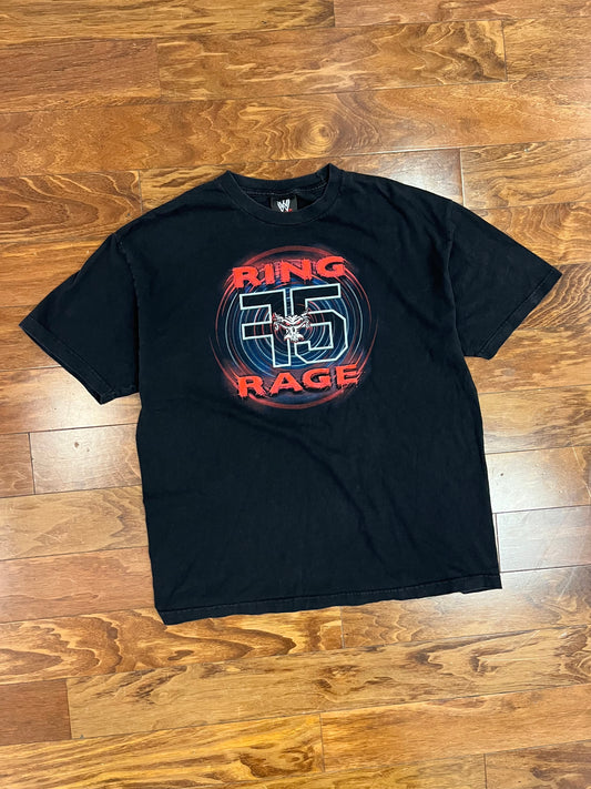 2003 WWE Ring Rage Brock Lesnar Wrestling Tee (XL)