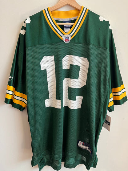 00s Green Bay Packers Aaron Rodgers Home Jersey (XL)
