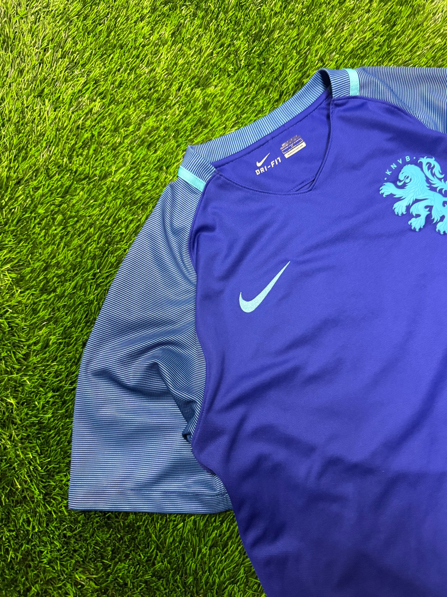 Netherlands KNVB National Team Nike Away Soccer Jersey 2016 Kit (L)