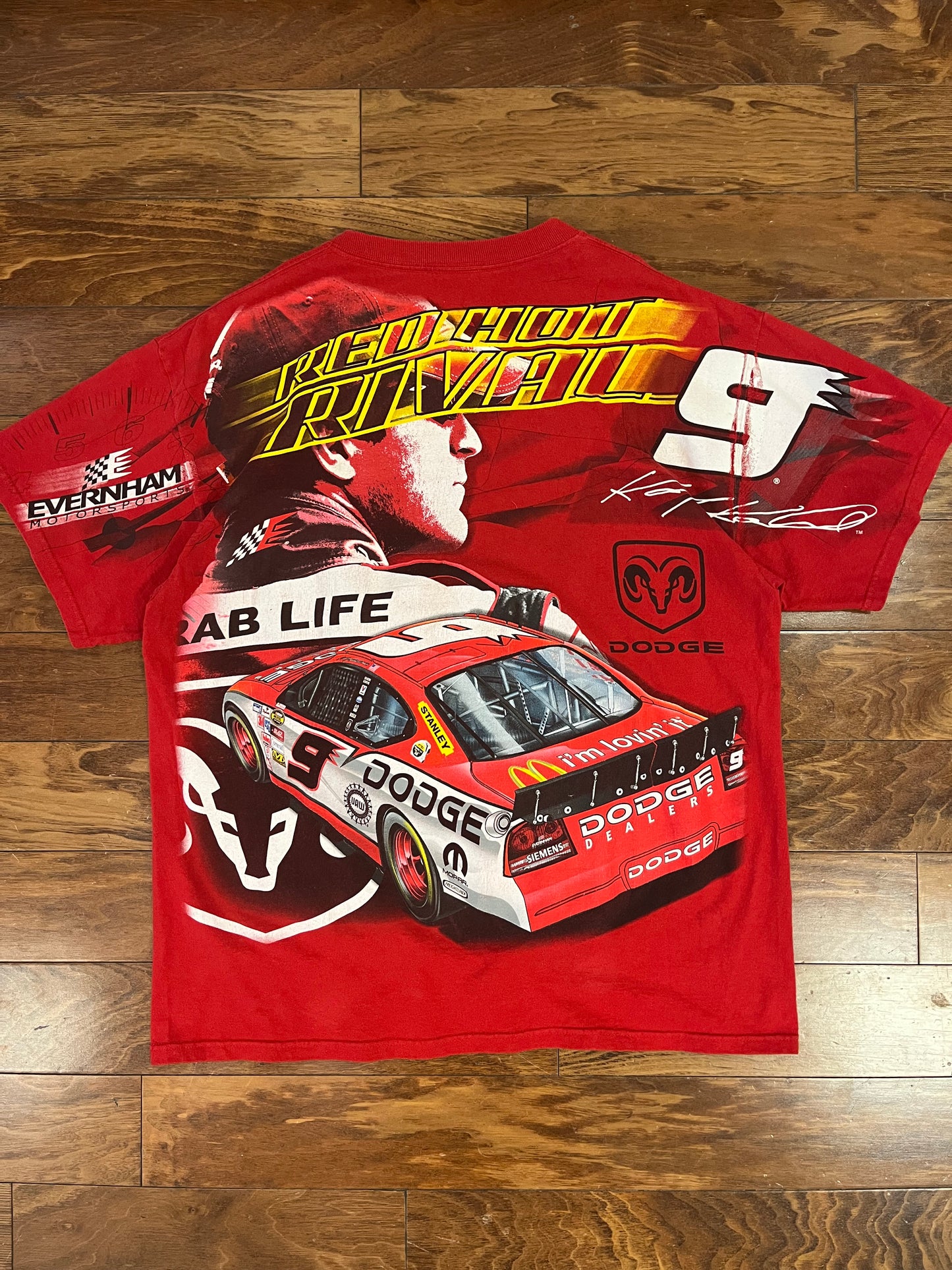 00s Kasey Kahne Dodge Nascar AOP Tee (XXL)